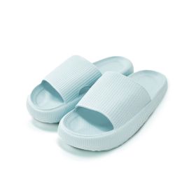 EVA Rubber Foam Soft Bottom Indoor Couple Drag (Option: Baby Blue-40to41)