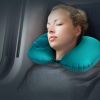 Inflatable Travel Pillow; Pressing U-shaped Neck Pillow; Portable Sleeping Pillow For Airplane; Train; Car; Office